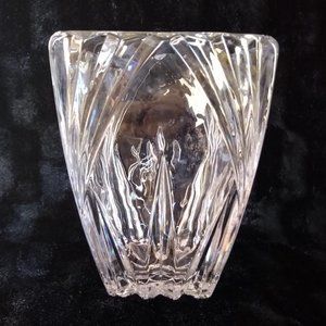 Vintage Crystal Vase - Beautiful Square Shape